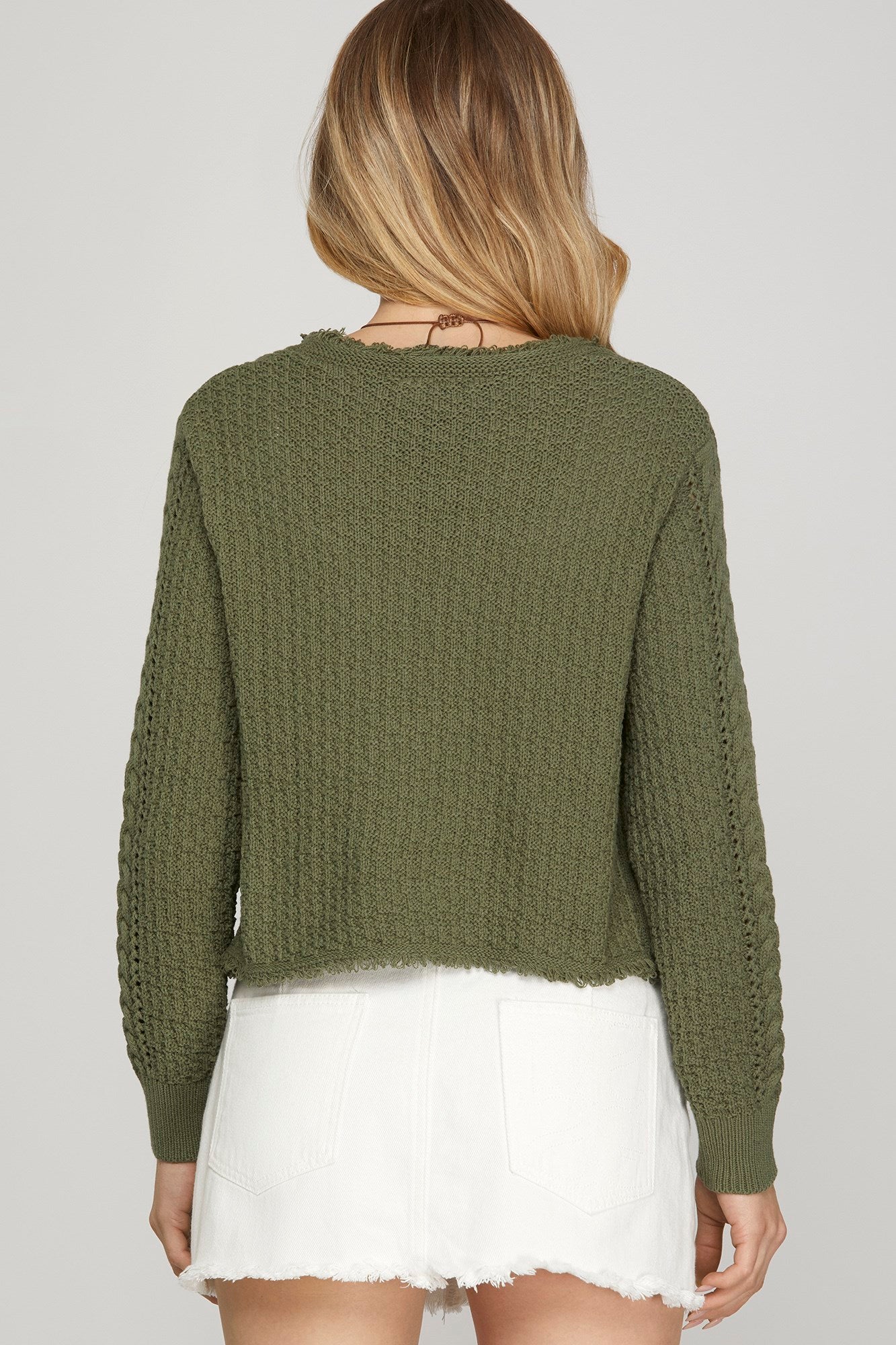 Sage Knot Sweater