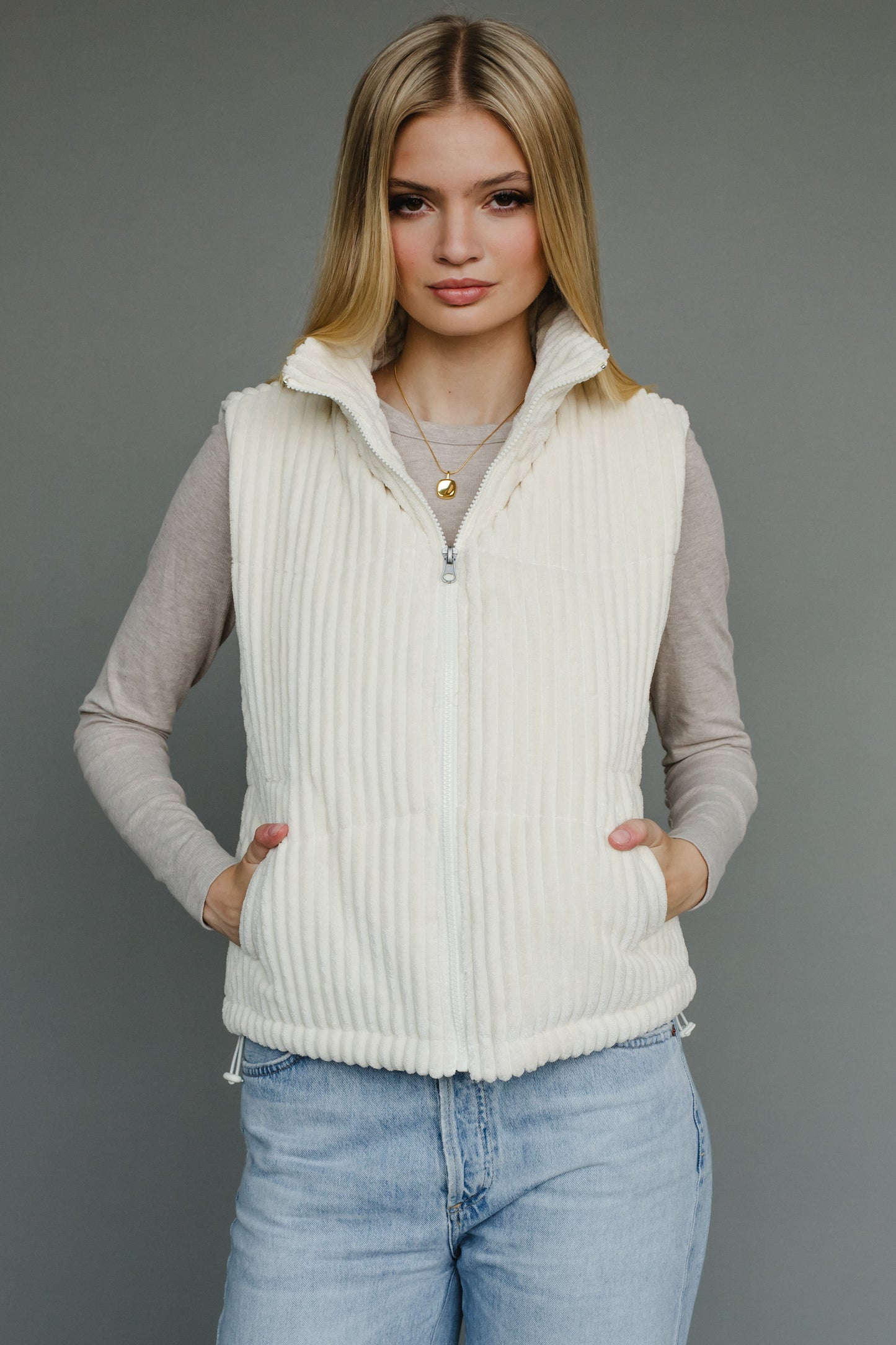 Taysha Corduroy Vest