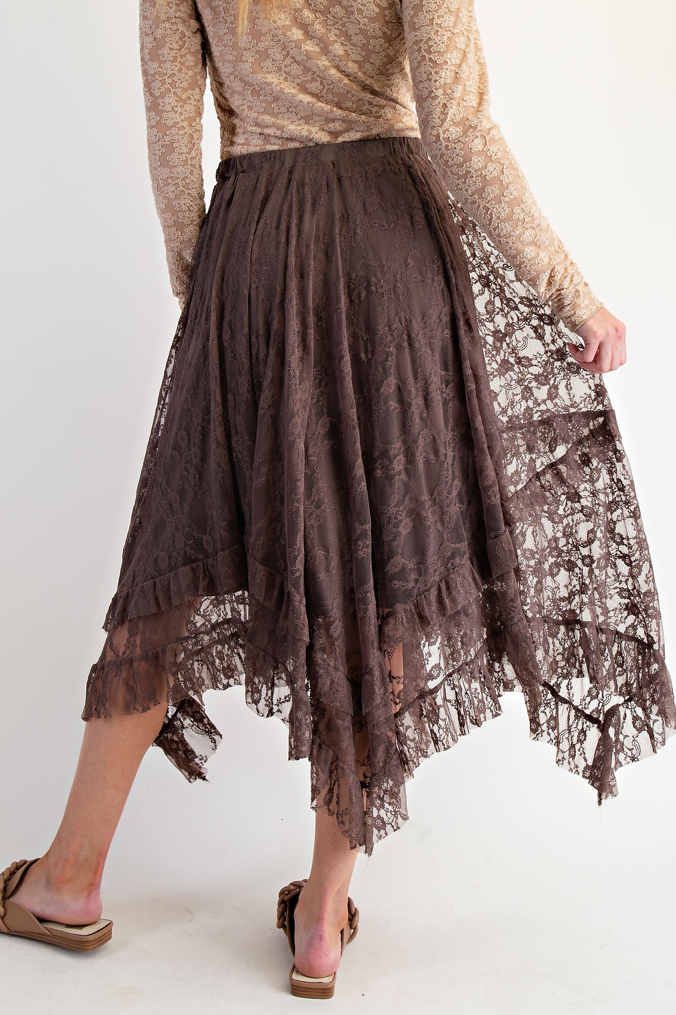 Moca Lace Skirt