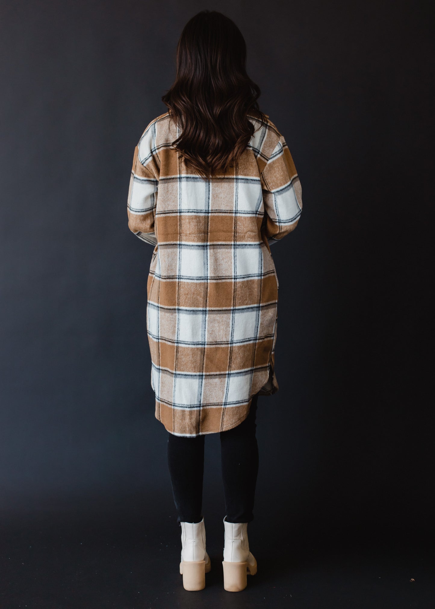 Oatmeal Long Shacket