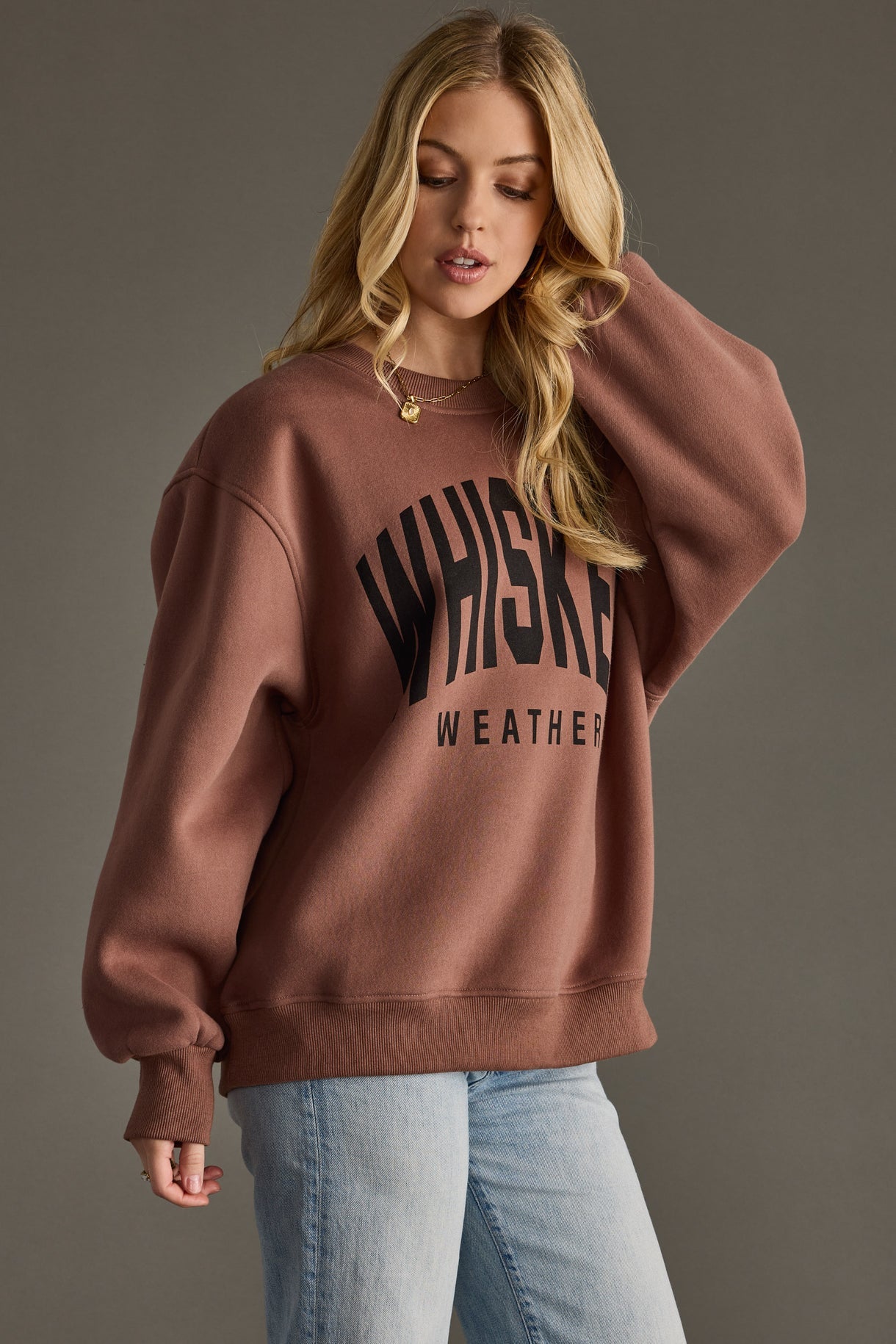 Whiskey Weather Oversized Sweatshirt