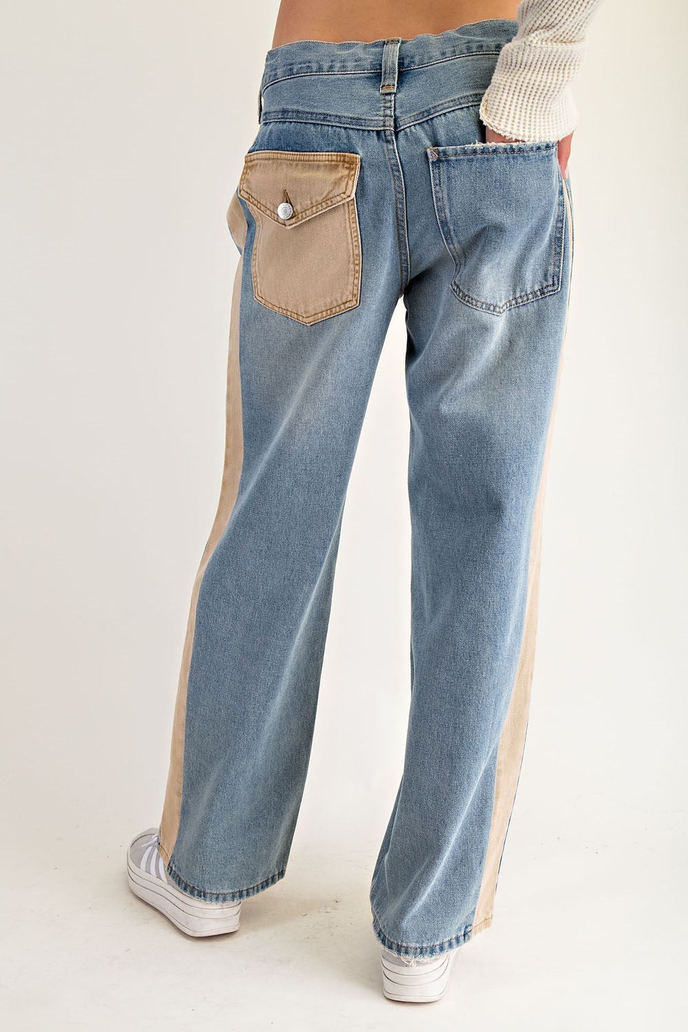 Carmine Side Stripe Pant