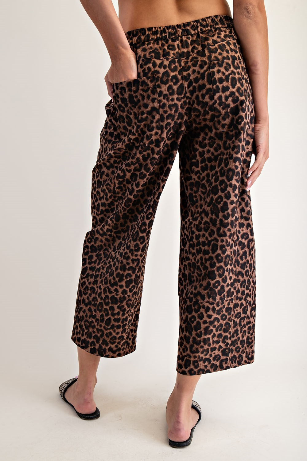 Carina Leopard Cropped Pants