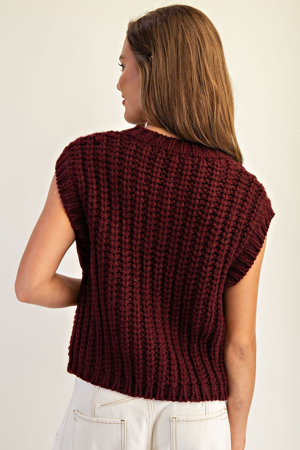 Ava Chunky Knit Vest