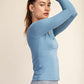 CloudSoft Dusty Blue Long Sleeve