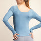 CloudSoft Dusty Blue Long Sleeve