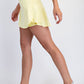 Lemon Cream V-Waist Skort