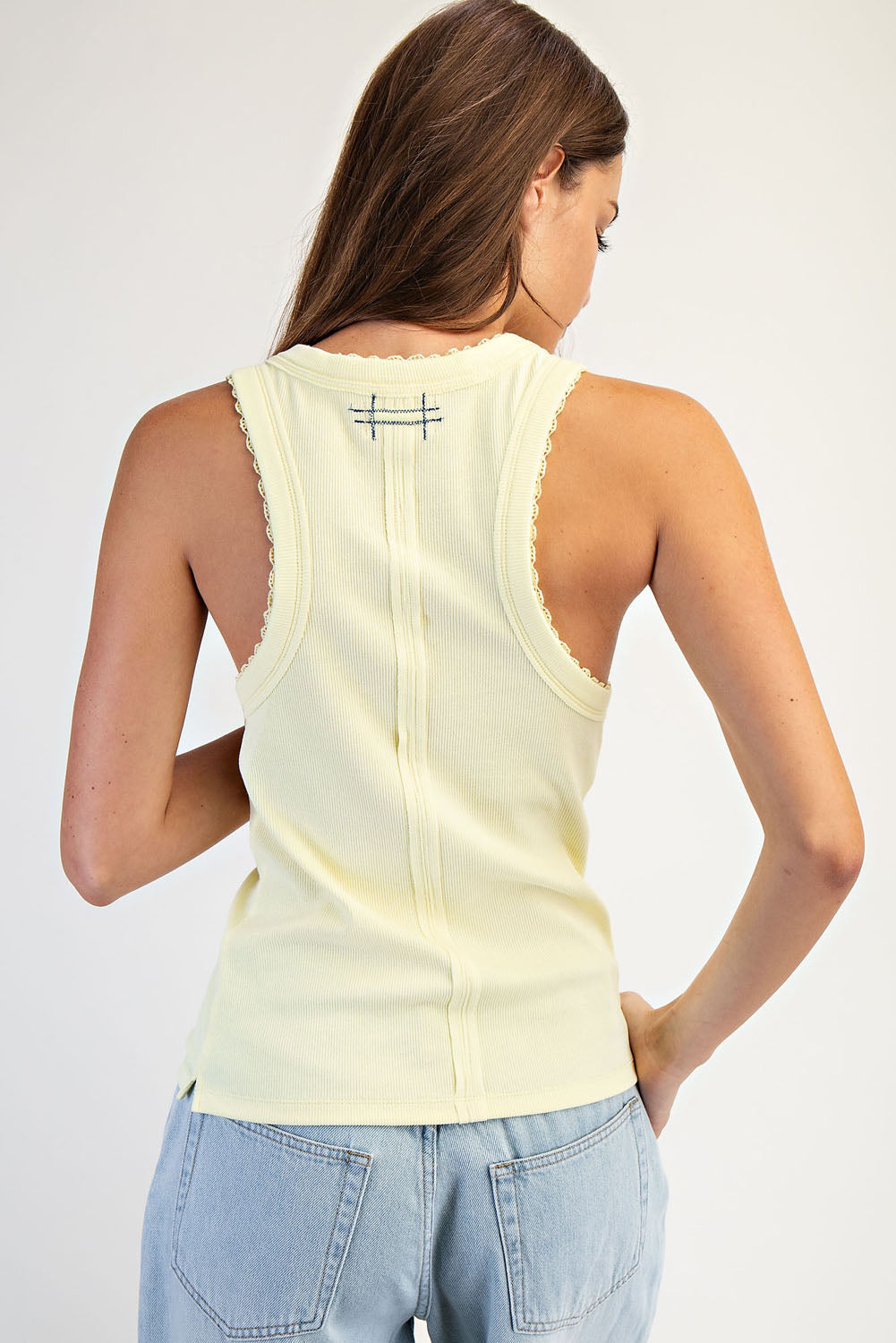 Lemon Lace Tank