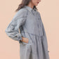 Open Heart Denim Dress