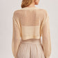 Crochet Lace Up Cardigan