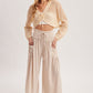 Crochet Lace Up Cardigan