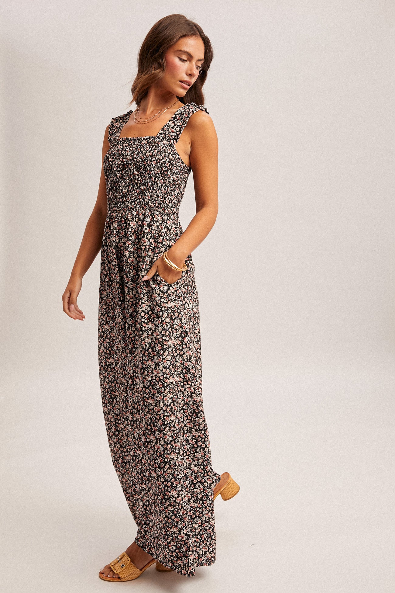 Ditsy Floral Jumpsuit