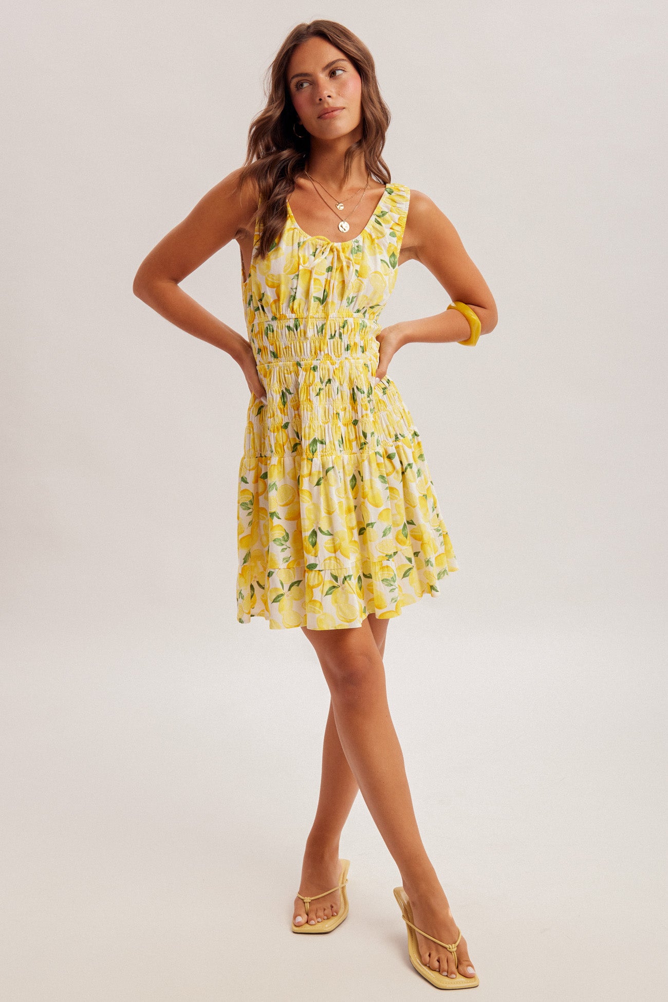 Lovely Lemon Mini Dress