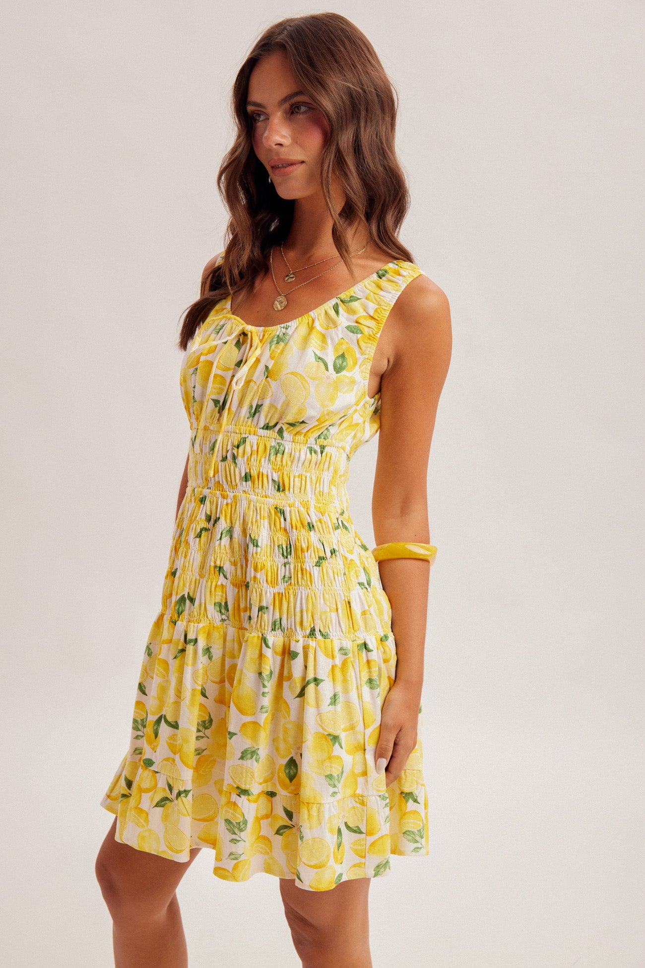Lovely Lemon Mini Dress