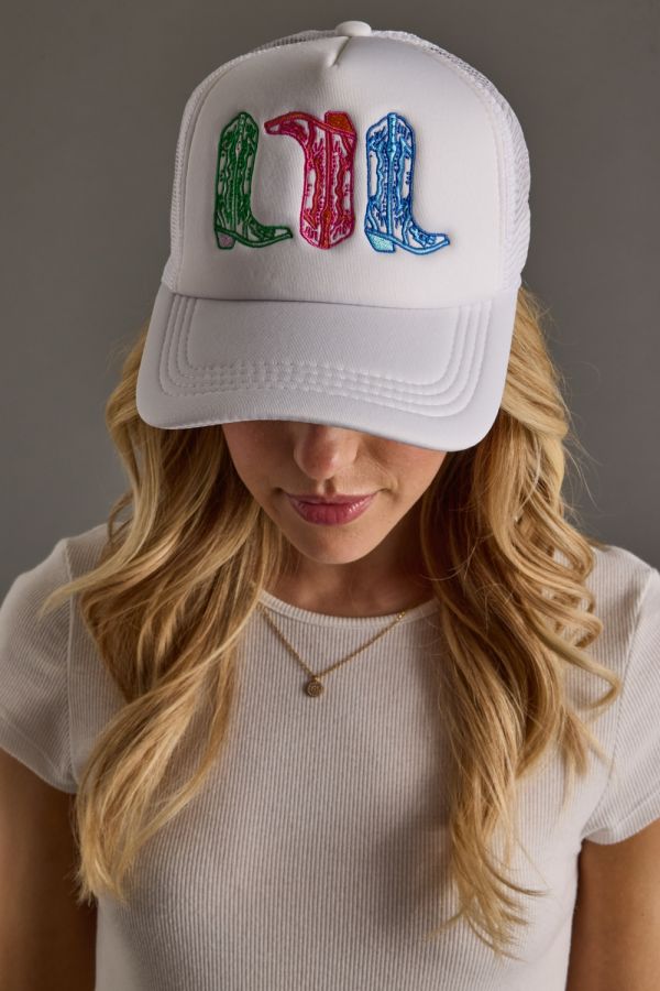 Cowboy Boots Trucker Hat