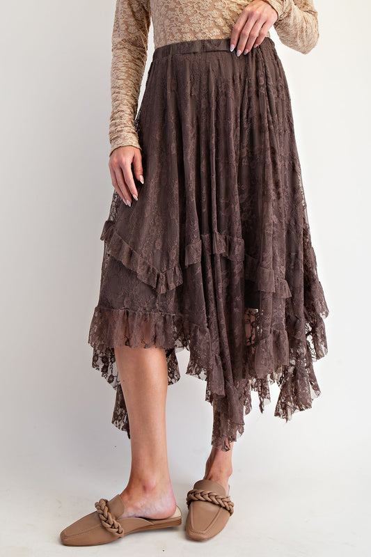Moca Lace Skirt