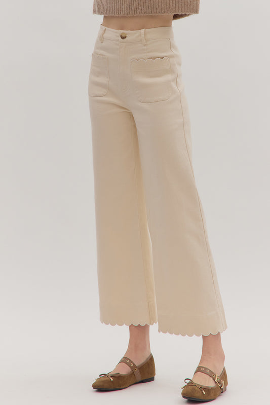 Petal Hem Pants