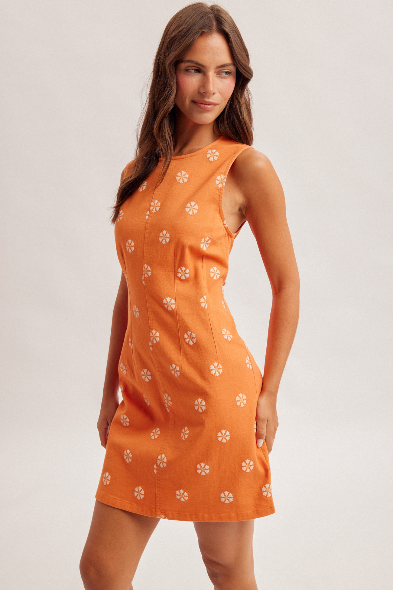 Sunny Twill Mini Dress