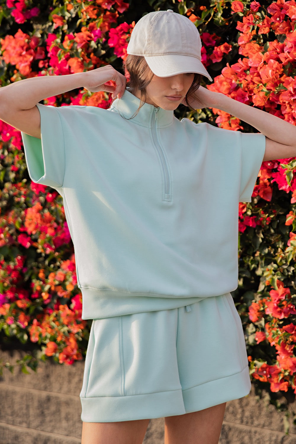 Tulip Soft Mint Quarter Zip