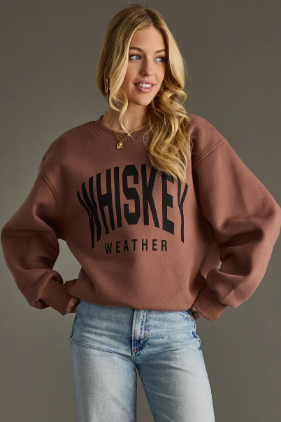 Whiskey Weather Oversized Sweatshirt