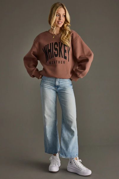 Whiskey Weather Oversized Sweatshirt