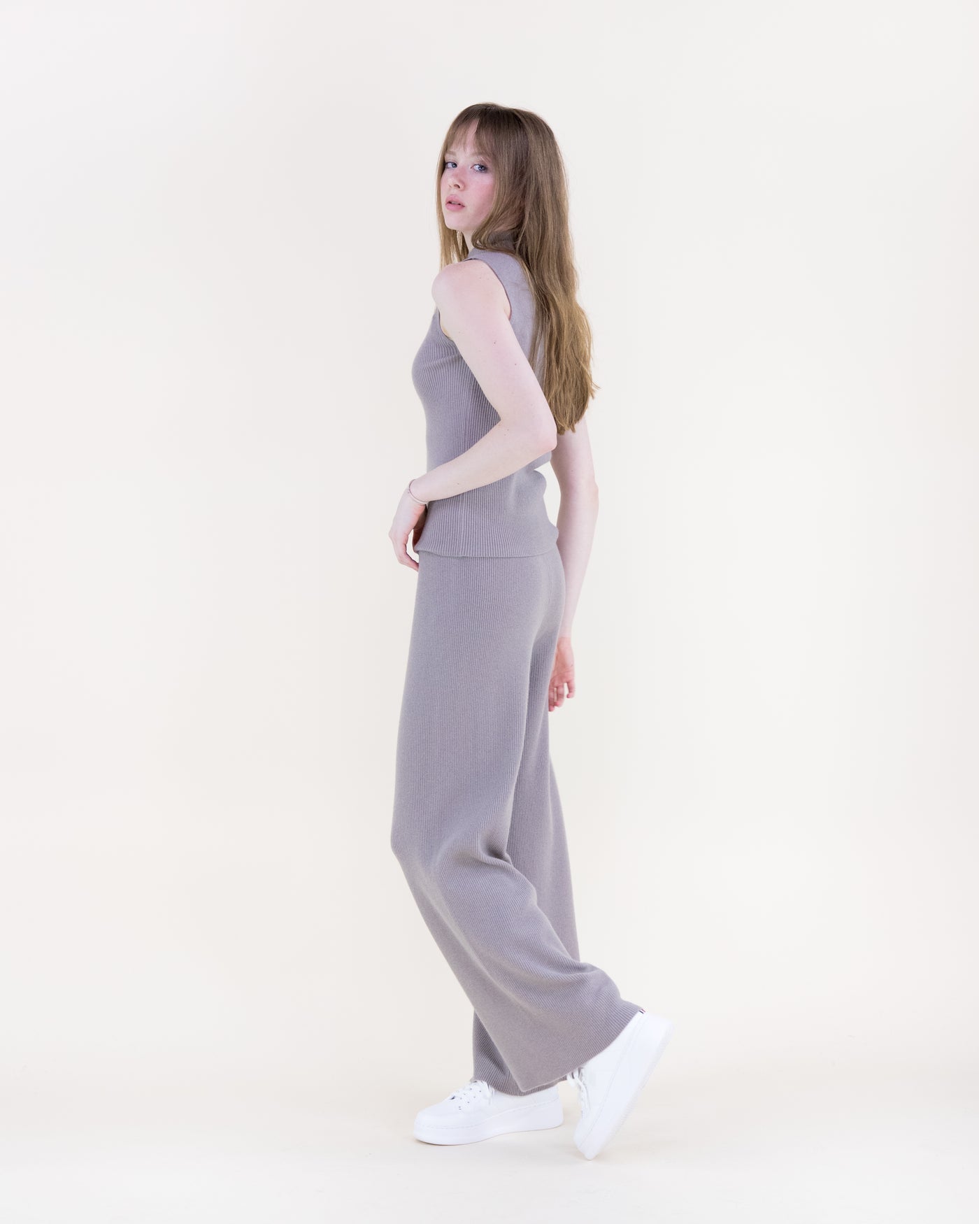 Bare Knit Wide Leg Pant