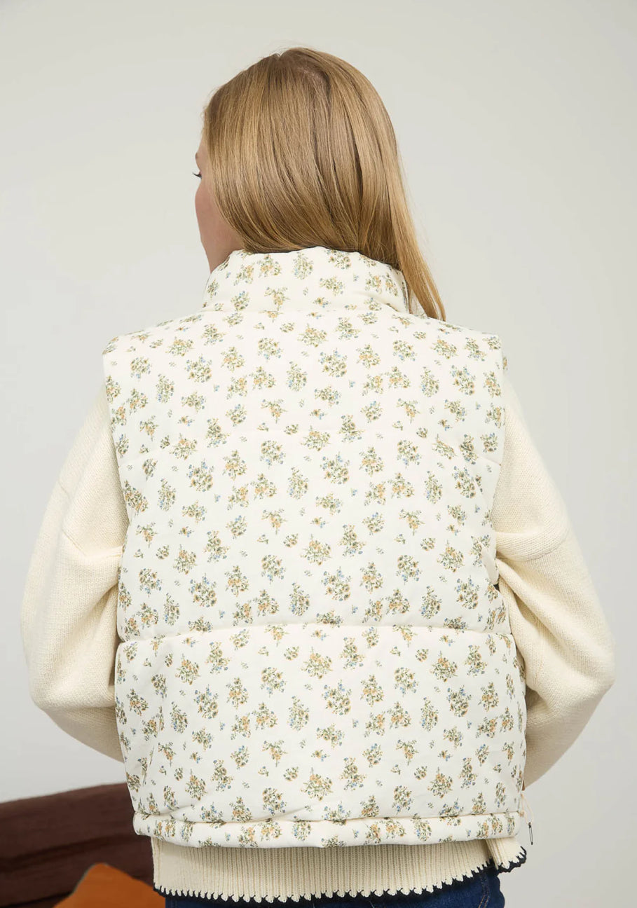 Petal Puffer Vest