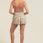 Wildflower Ruffle Hem Shorts