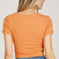 Apricot Rib Baby Tee