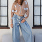 Barrel Jeans with Tie
