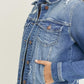 Fray Hem Denim Jacket