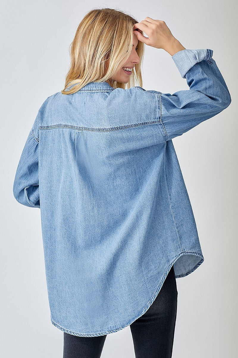 Relaxed Fit Denim Shirt