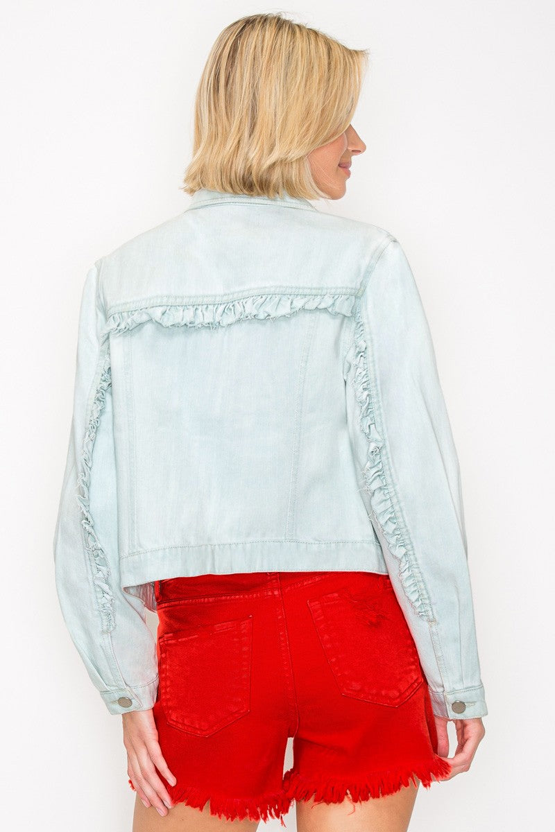 Soft Sky Denim Jacket