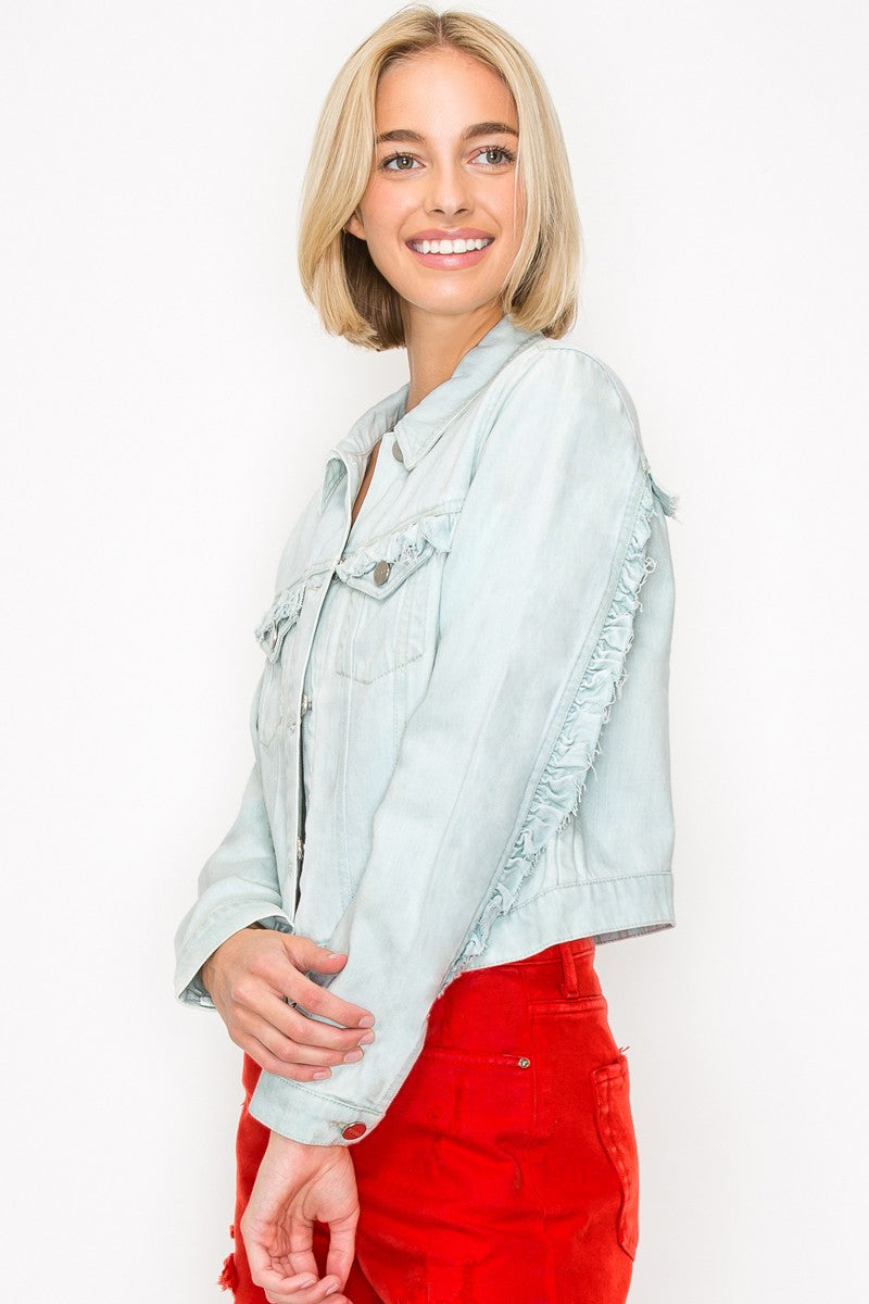 Soft Sky Denim Jacket