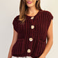 Ava Chunky Knit Vest