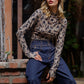 Lana Mesh Western Top