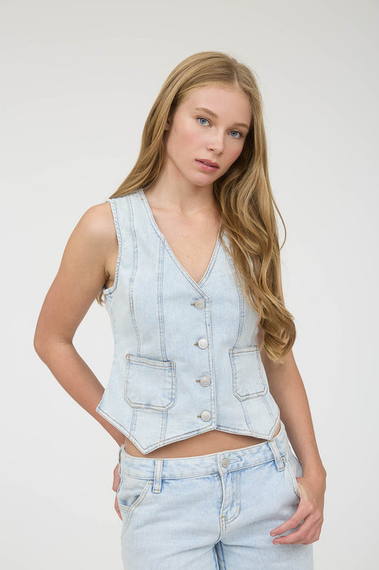 Everblue Denim Vest