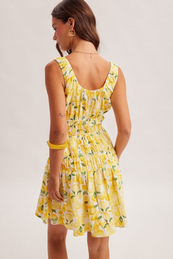 Lovely Lemon Mini Dress
