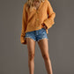 Orange Cream Knit Cardigan