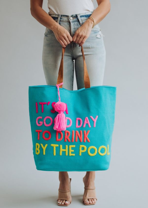 Drink By The Pool Tote