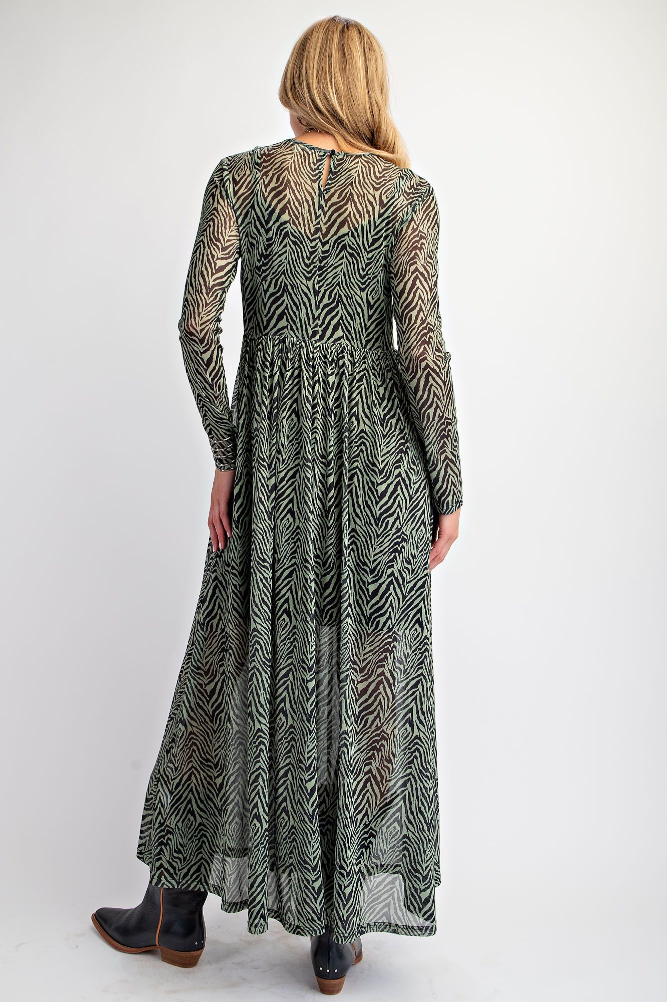 Mesh Maxi Dress