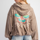 Mocha Butterfly Hoodie